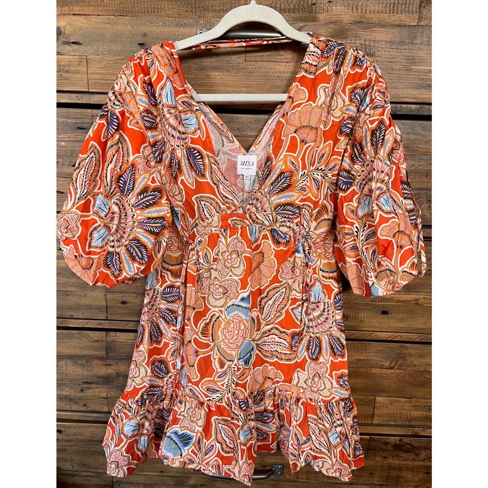 MISA Sari Mini Dress Women's Size XS NEW